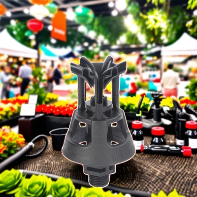 Μεσαίου μεγέθους Wobbling Sprinkler Quick Connect 360 μοίρες για άρδευση φάρμακα φυτών
